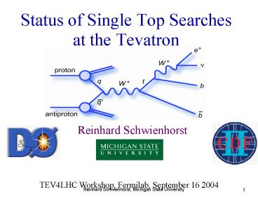Status of Single Top Searches at the Tevatron