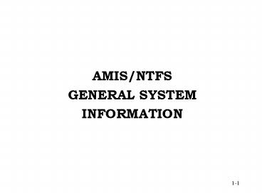 AMIS/NTFS
