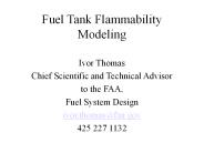 Fuel Tank Flammability Modeling