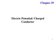 Electric Potential: Charged Conductor