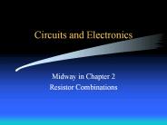 Circuits and Electronics