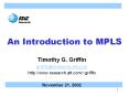 An%20Introduction%20to%20MPLS PowerPoint PPT Presentation