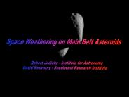 Space Weathering on Main Belt Asteroids