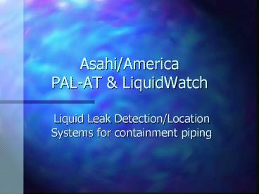 AsahiAmerica PALAT
