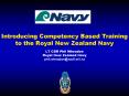 Introducing Competency Based Training to the Royal New Zealand Navy LT CDR Phil Wheadon Royal New Ze PowerPoint PPT Presentation