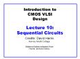 Introduction%20to%20CMOS%20VLSI%20Design%20Lecture%2010:%20Sequential%20Circuits PowerPoint PPT Presentation