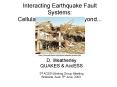 Interacting Earthquake Fault Systems: PowerPoint PPT Presentation
