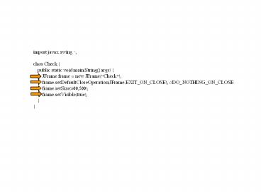 import javax.swing.*;