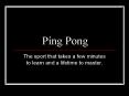 Ping Pong PowerPoint PPT Presentation