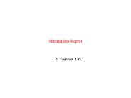 Simulations Report