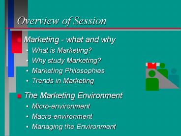 Overview of Session