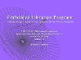 Embedded Librarian Program: Librarians and Faculty Partnering to Serve Online Students PowerPoint PPT Presentation