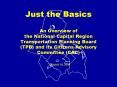 Just the Basics  An Overview of the National Capital Region Transportation Planning Board (TPB) and its Citizens Advisory Committee (CAC) PowerPoint PPT Presentation