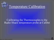Temperature Calibration