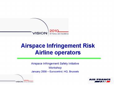 Airspace Infringement Safety Initiative