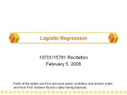 Logistic Regression