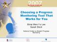 Choosing a Progress Monitoring Tool That Works for You PowerPoint PPT Presentation