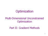 Optimization%20Multi-Dimensional%20Unconstrained%20Optimization%20Part%20II:%20Gradient%20Methods