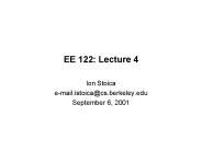 EE 122: Lecture 4
