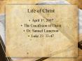 Life of Christ PowerPoint PPT Presentation