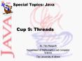 Cup 9: Threads PowerPoint PPT Presentation