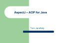 AspectJ AOP for Java PowerPoint PPT Presentation