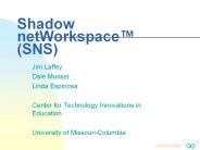 Shadow netWorkspace