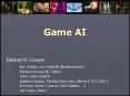 Game AI PowerPoint PPT Presentation