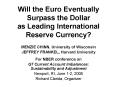 Will the Euro Eventually Surpass the Dollar as Leading International Reserve Currency? PowerPoint PPT Presentation