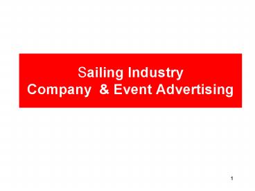 Sailing Industry Company