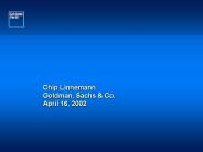 Chip Linnemann Goldman, Sachs