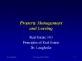 Property Management and Leasing PowerPoint PPT Presentation