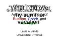 WordFormation as Grammaticalized Metonymy: A Contrastive Study of Russian, Czech, and Norwegian PowerPoint PPT Presentation