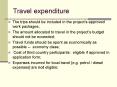 Travel expenditure PowerPoint PPT Presentation
