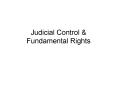 Judicial Control PowerPoint PPT Presentation