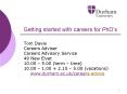 Getting started with careers for PhD PowerPoint PPT Presentation