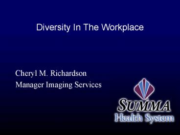 Diversity In The Workplace