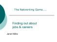 Finding out about jobs PowerPoint PPT Presentation