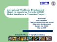 International Workforce Development Based on experience from the USAID Global Workforce in Transitio PowerPoint PPT Presentation