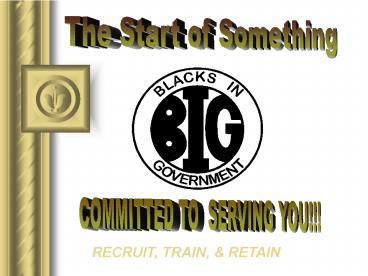 The Start of Something