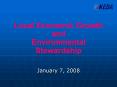 Local Economic Growth and Environmental Stewardship PowerPoint PPT Presentation