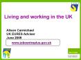 Living and working in the UK PowerPoint PPT Presentation