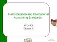 Harmonization and International Accounting Standards  PowerPoint PPT Presentation