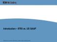Introduction IFRS vs' US GAAP PowerPoint PPT Presentation