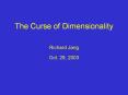 The%20Curse%20of%20Dimensionality PowerPoint PPT Presentation