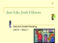 Just Like Josh Gibson PowerPoint PPT Presentation