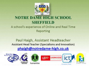 NOTRE DAME HIGH SCHOOL