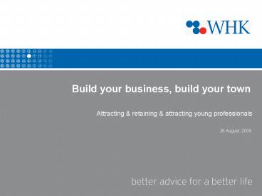 Build your business, build your town