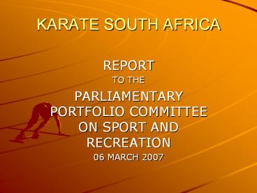 KARATE SOUTH AFRICA