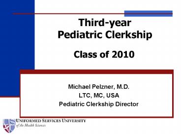 Michael Pelzner, M.D.